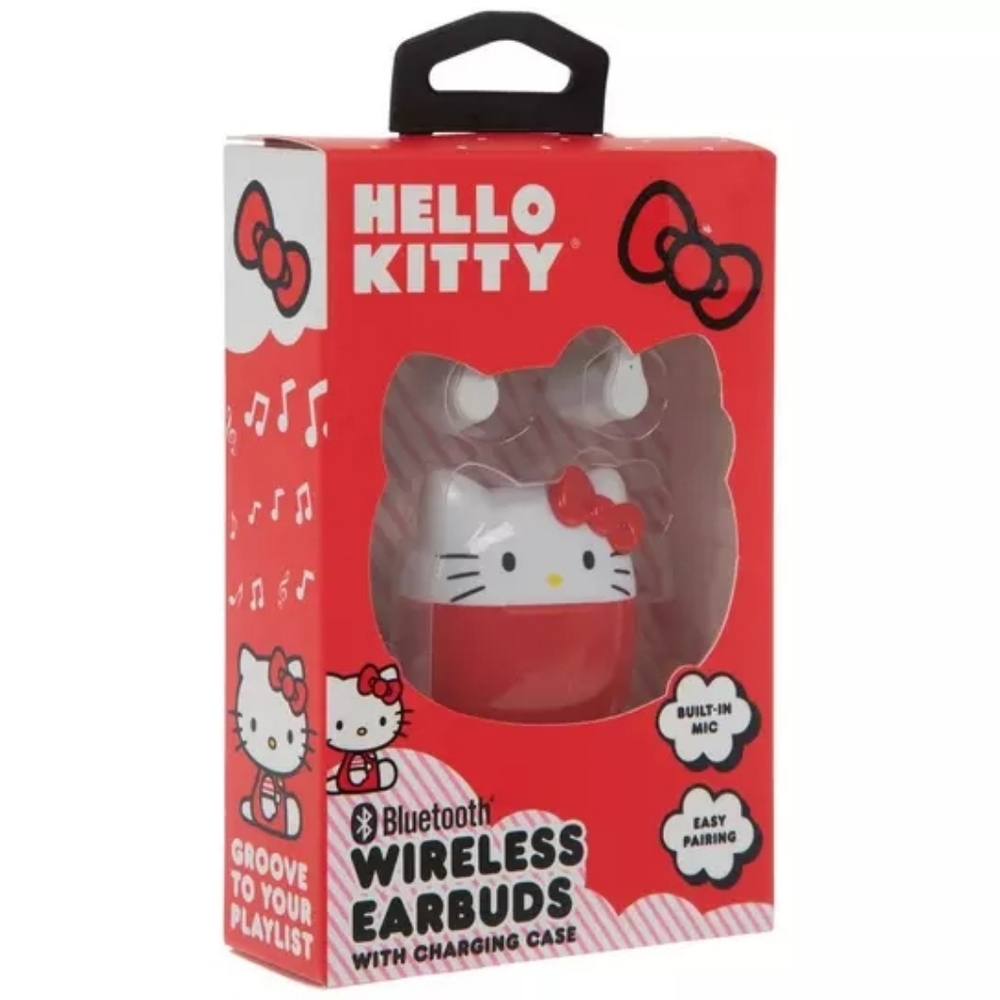 Hello Kitty Wireless Earbuds w/ Charging Case